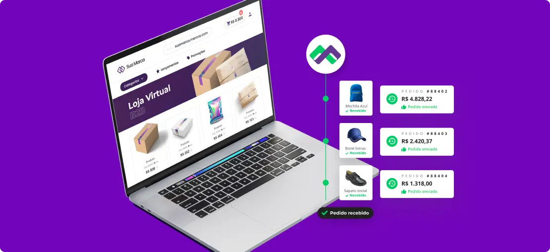 Imagem de um representante comercial de decoração analisando pedidos e produtos em uma loja virtual de móveis e objetos decorativos, destacando a importância do atendimento e vendas online para negócios de decoração